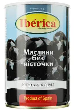 Маслини Iberica великі без кісточки 420 г